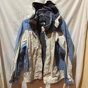 The North Face Two-Tone Blue and Cream Jacket